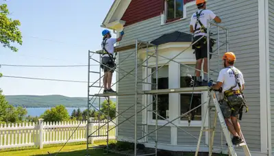 Painting contractor serving Burlington, VT for interior and exterior home painting services