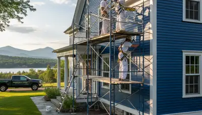 Burlington, VT painting contractor serving homes and businesses with professional interior and exterior painting