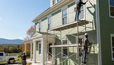 Painting contractors in Burlington, VT providing professional interior and exterior painting services