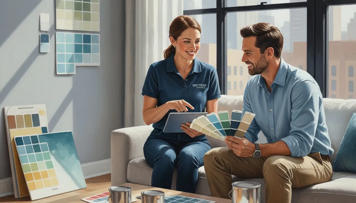 Color consultation service in Burlington, VT for choosing the perfect home paint palette