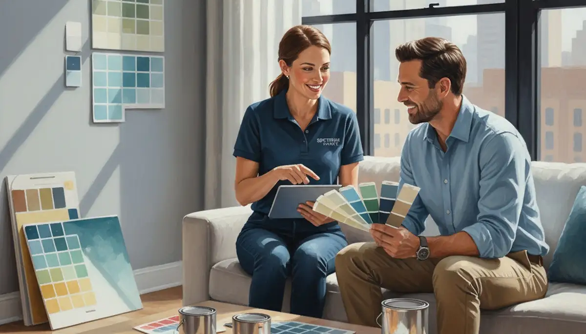 Color consultation service in Burlington, VT for choosing the perfect home paint palette