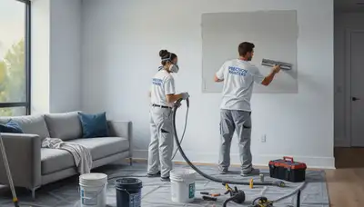 Drywall repair in Burlington, VT by Burlington Paint Pros for smooth walls and ceilings