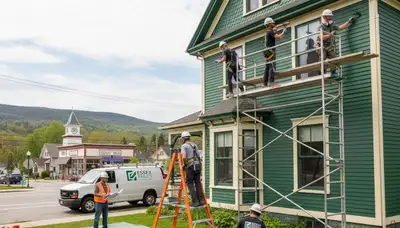 Painting contractor in Burlington, VT providing professional residential and commercial painting services
