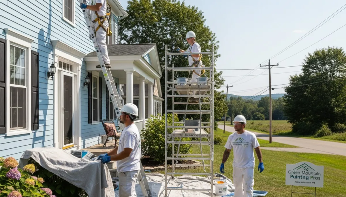 Professional painters serving Burlington, VT for interior and exterior painting projects