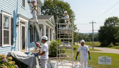 Professional painters serving Burlington, VT for interior and exterior painting projects