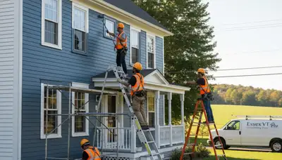 Professional painting crew serving Burlington, VT for interior and exterior home painting services