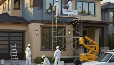Exterior house painting in Burlington, VT for weather-resistant home protection