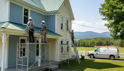 Painting contractor in Burlington, VT providing professional interior and exterior painting services
