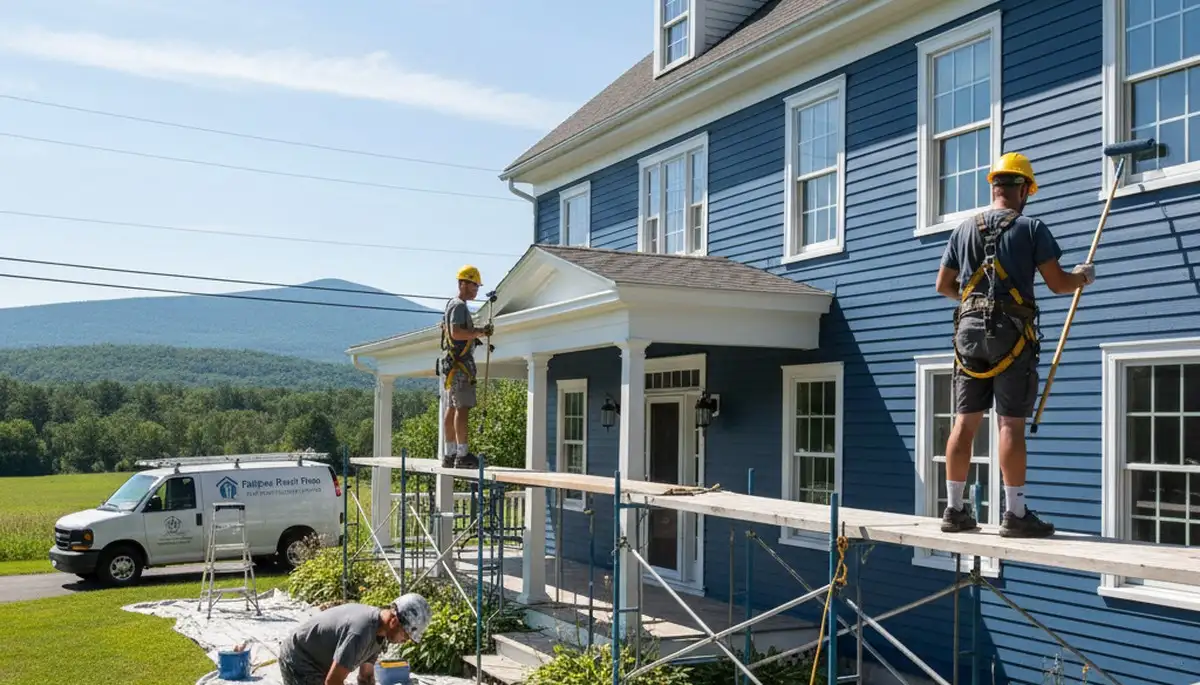 Painting contractor serving Burlington, VT for interior and exterior residential painting services