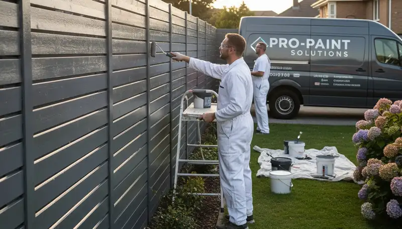 Fence painting service in Burlington, VT for durable year-round wood fence protection
