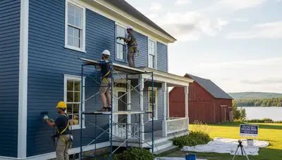 Painting contractors in Burlington, VT providing professional interior and exterior painting services