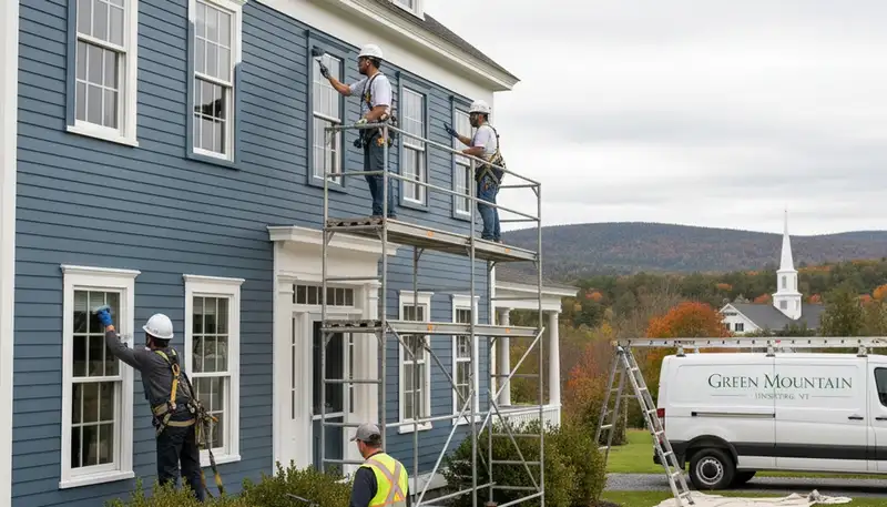 Painting contractor team serving Burlington, VT with professional residential and commercial painting services