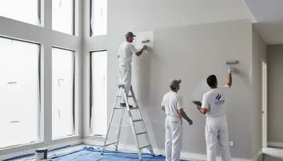 Interior house painting in Burlington, VT by Burlington Paint Pros for a clean, professional finish