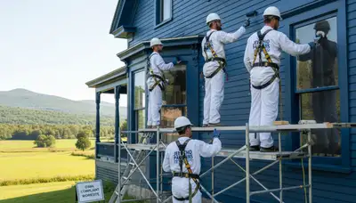 Professional painting crew in Burlington, VT providing interior and exterior house painting services