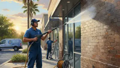 Pressure washing service in Burlington, VT for removing grime, mildew, and winter buildup