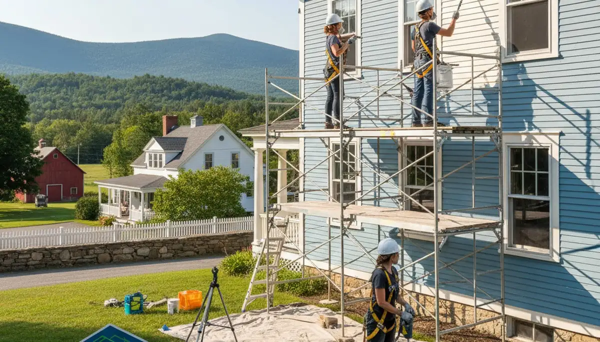Professional painting contractor in Burlington, VT serving residential and commercial painting projects