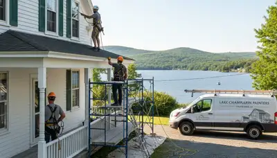 Professional painting contractor in Burlington, VT providing interior and exterior painting services