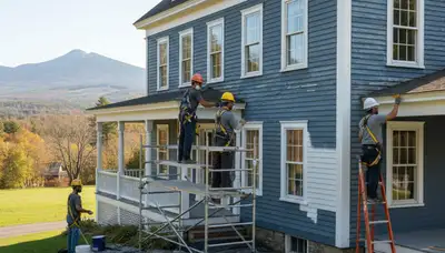 Professional painting contractor in Burlington, VT offering interior and exterior painting services