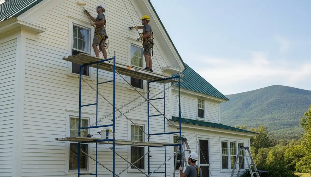 Painting contractor in Burlington, VT providing professional interior and exterior house painting services