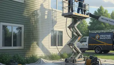 Vinyl siding pressure cleaning in Burlington, VT by Burlington Paint Pros