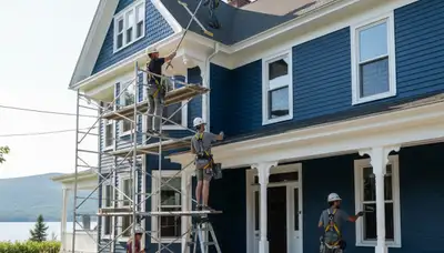 Painting contractor in Burlington, VT providing professional interior and exterior painting services