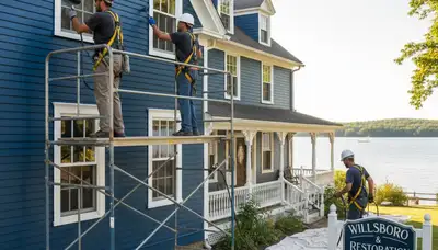 Professional painters serving Burlington, VT for interior and exterior home painting projects