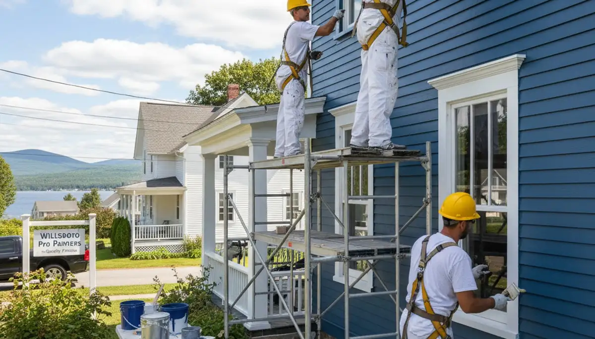 Painting contractor in Burlington, VT providing professional interior and exterior painting services