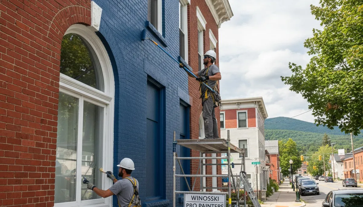 Professional painting contractor serving Burlington, VT for interior and exterior painting services
