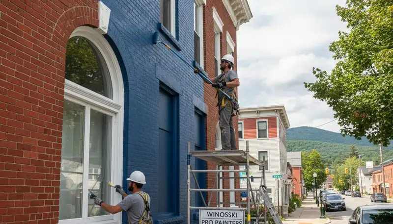 Professional painting contractor serving Burlington, VT for interior and exterior painting services